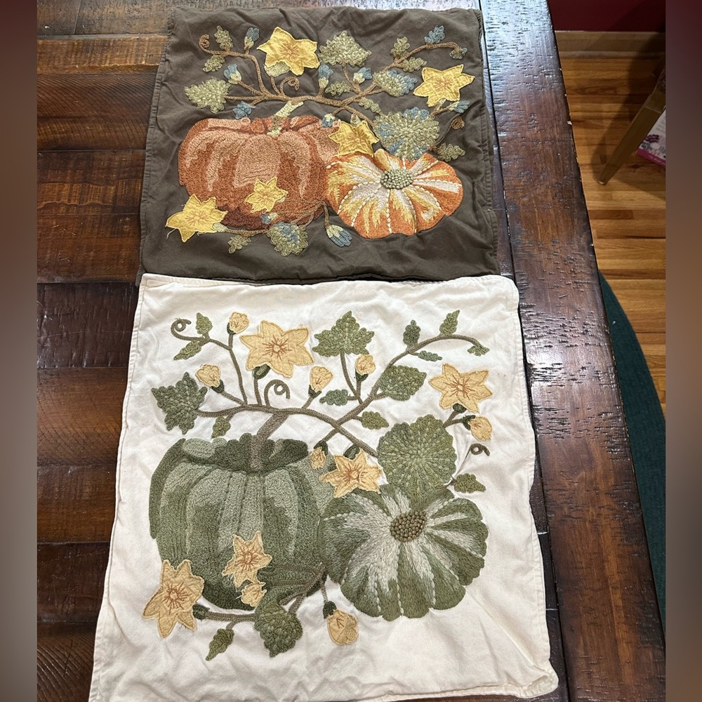 Pottery Barn Fall Pillows